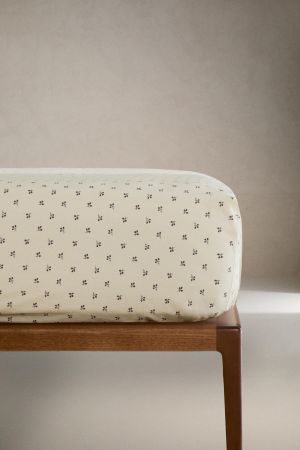 KIDS' FLORAL PRINT FITTED SHEET