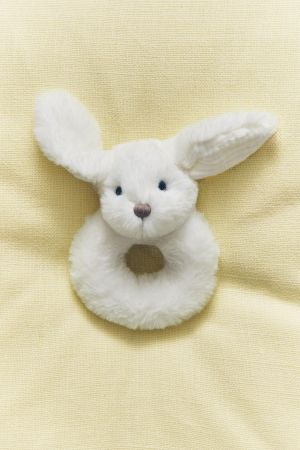 RABBIT BABY RATTLE PLUSH TOY
