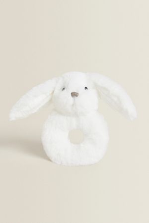 RABBIT BABY RATTLE PLUSH TOY