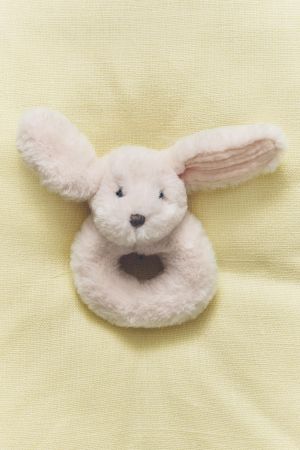 RABBIT BABY RATTLE PLUSH TOY