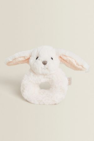 RABBIT BABY RATTLE PLUSH TOY