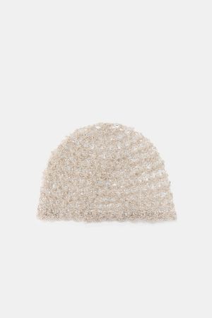 CROCHET BEADED SKULLCAP